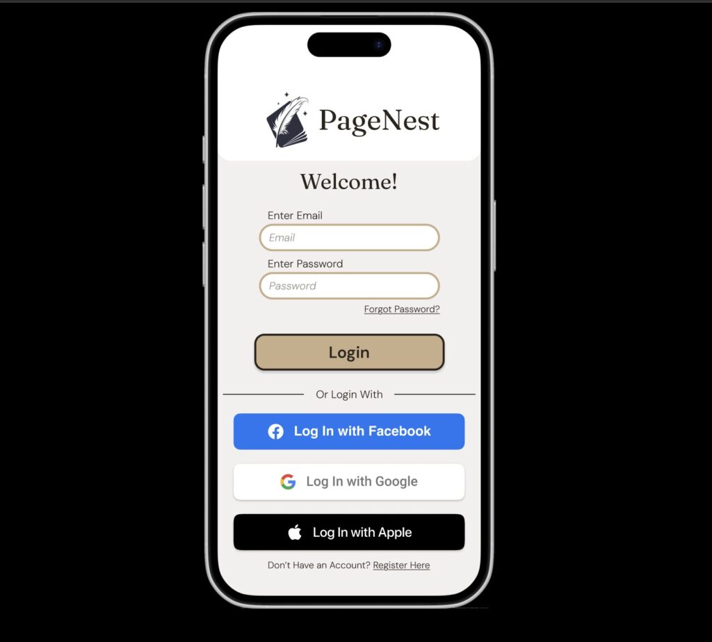 PageNest App Prototype